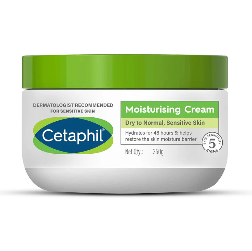 Cetaphil Moisturising Cream| Dry to Normal, Sensitive Skin (250g)