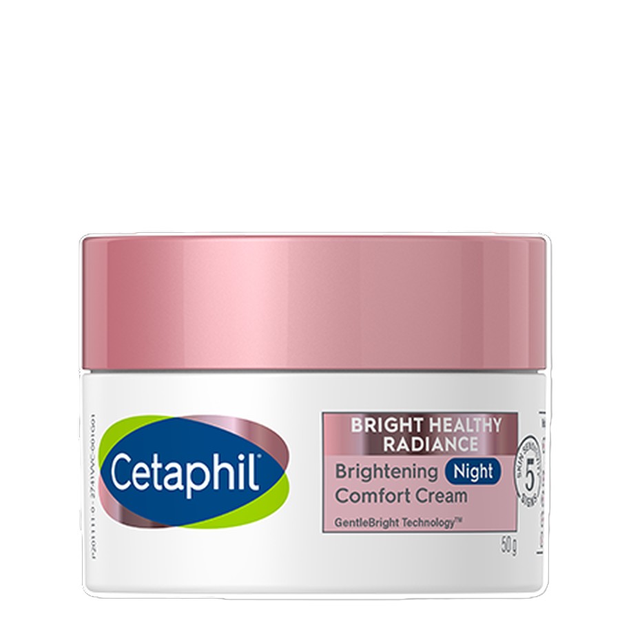 Cetaphil Brightening Night Comfort Cream | For Sensitive Skin (50g)
