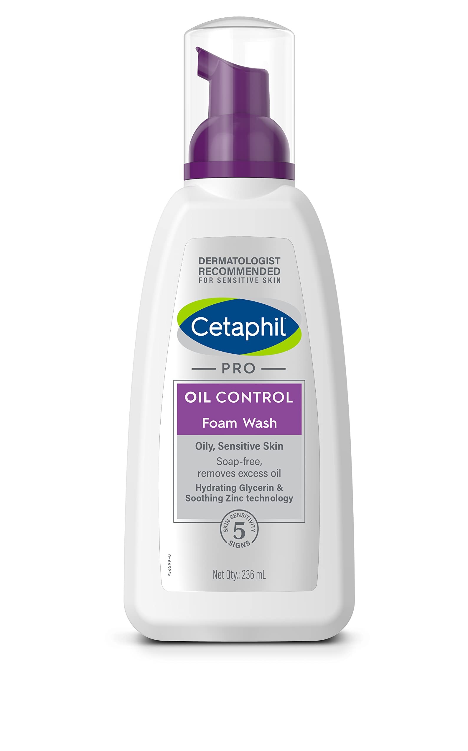 Cetaphil Pro Oil Control Soap-Free Foam Wash for oily skin (236ml)