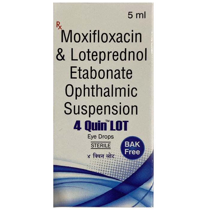 4 Quin Lot Eye Drop Bak Free